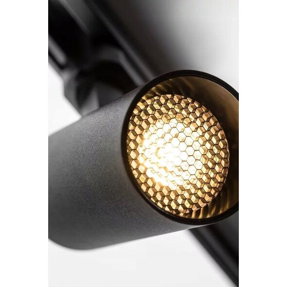 Φωτιστικό για ράγα LIMA 20W GTV GU10 AC220-240V IP20 στρογγυλό μαύρο XLD-LMAGU10OC-NB