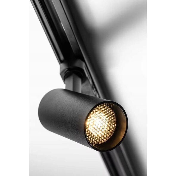 Φωτιστικό για ράγα LIMA 20W GTV GU10 AC220-240V IP20 στρογγυλό μαύρο XLD-LMAGU10OC-NB