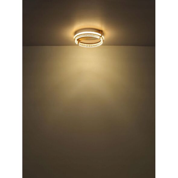 Globo Blondie 67196-36 πλαφονιέρα οροφής 36W LED 2700-6000K 2000 lm χρυσό/διαφανές
