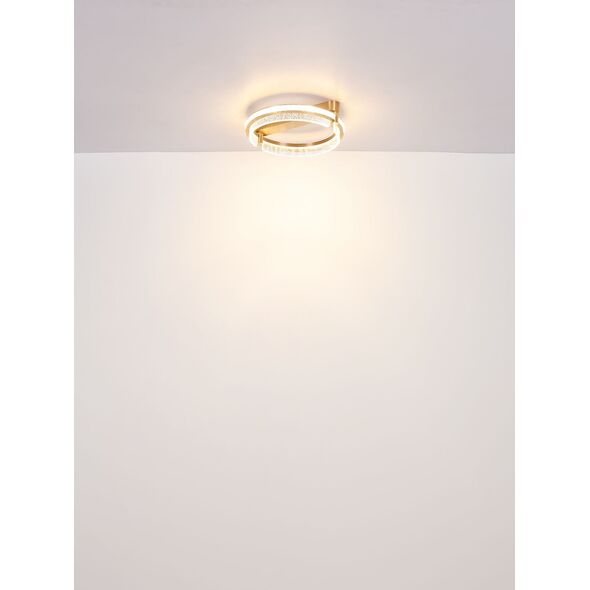 Globo Blondie 67196-36 πλαφονιέρα οροφής 36W LED 2700-6000K 2000 lm χρυσό/διαφανές