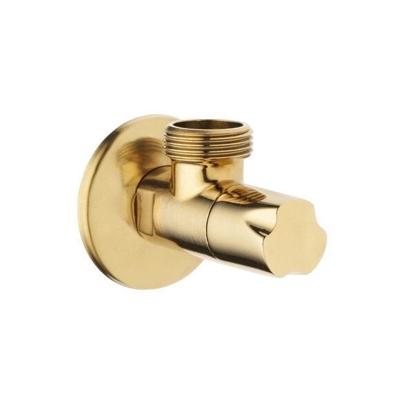 Invena γωνιακή βαλβίδα με κεραμική κεφαλή 1/2"x3/8", χρυσή ZW-49-00Z-W