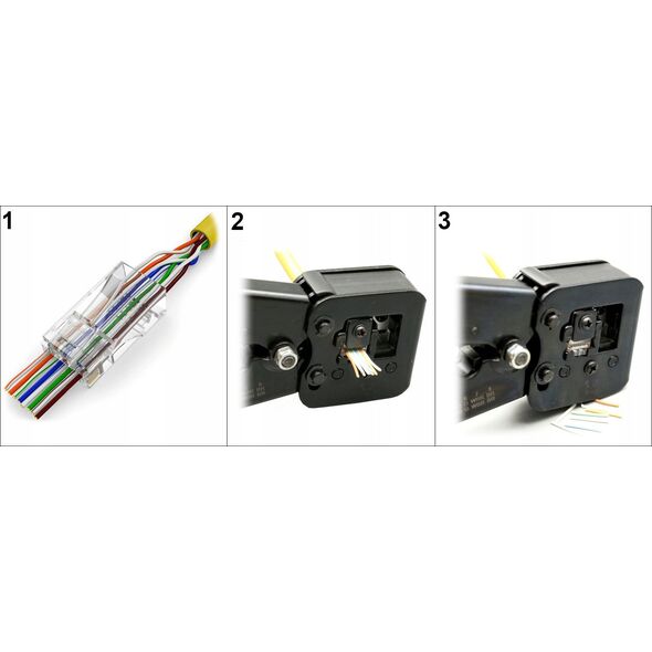 ΔΙΑΔΡΟΜΟΣ RJ45T/6-EKRAN*P100 ΤΥΠΟΣ EZ
