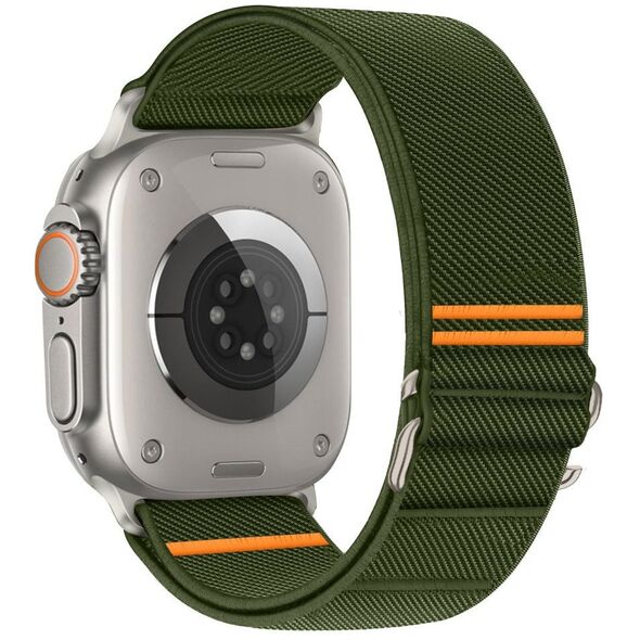 TECH-PROTECT NYLON SLIP APPLE WATCH 6 / 7 / 8 / 9 / 10 / SE / ULTRA 1 / 2 (44 / 45 / 46 / 49 MM) ΧΑΚΙ