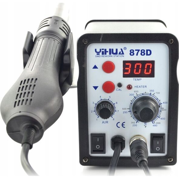 Techrebal Litavimo stotelė 2in1 Yihua 878D su karštu oru Hotair 700W