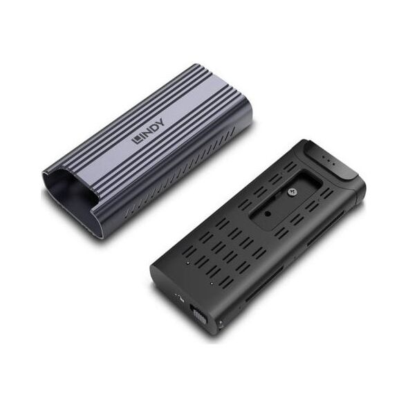 LINDY USB4 NVMe M.2 SSD Geh�use