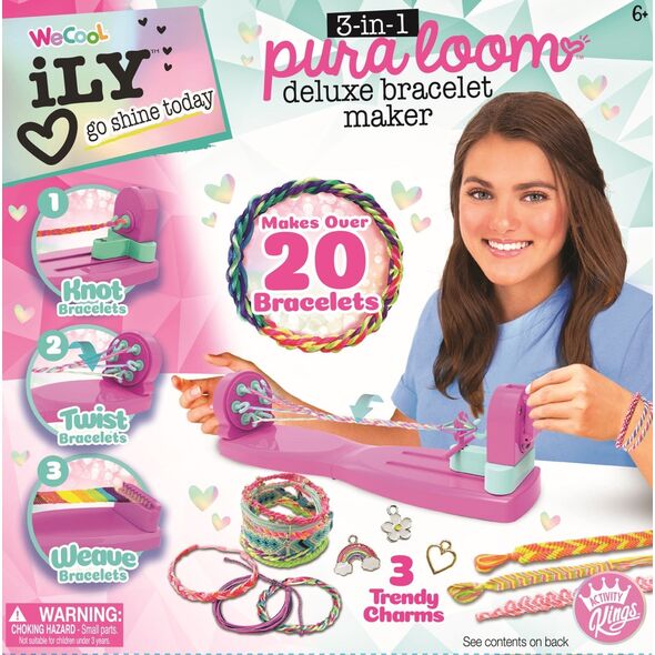 Κατασκευαστής βραχιολιών WECOOL 3-σε-1 Pura Loom Deluxe