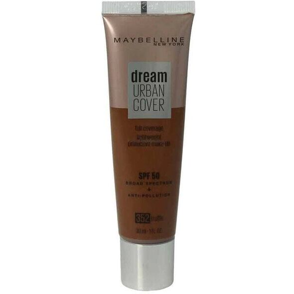 Maybelline, Dream Urban Cover, Full Cover, Κρέμα Ίδρυμα, 352, Truffle, SPF 50, 30 ml Για Γυναίκες