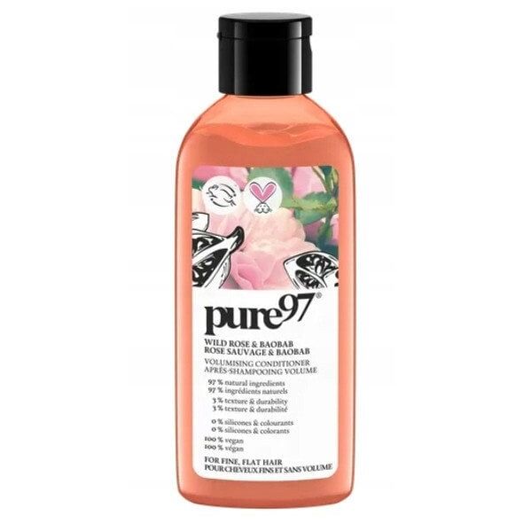 Pure97, Τριαντάφυλλο & Baobab, Σαμπουάν Μαλλιών, Για Όγκο, 200 ml Για Γυναίκες