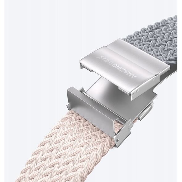 Σετ 2 λουριών AMAZINGTHING Blend Band για Apple Watch 45 / 46 / 49 mm - ροζ-γκρι / ροζ