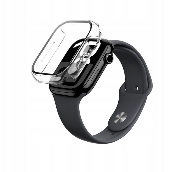 Θήκη με σκληρυμένο γυαλί AMAZINGTHING Radix Glass για Apple Watch 46mm – διαφανές