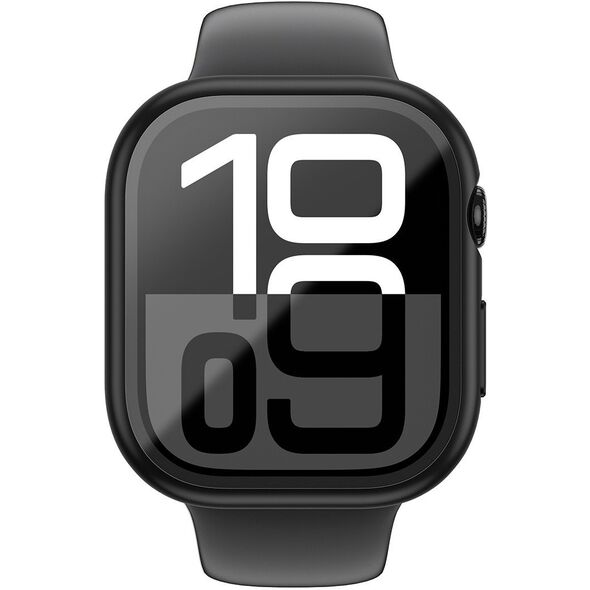 Θήκη με σκληρυμένο γυαλί AMAZINGTHING Radix Glass για Apple Watch 42mm - μαύρο