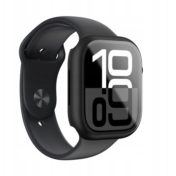 Θήκη με σκληρυμένο γυαλί AMAZINGTHING Radix Glass για Apple Watch 42mm - μαύρο