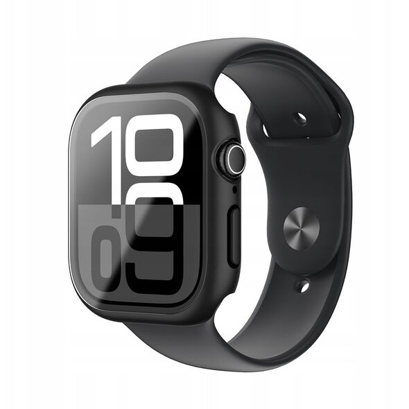 Θήκη με σκληρυμένο γυαλί AMAZINGTHING Radix Glass για Apple Watch 42mm - μαύρο