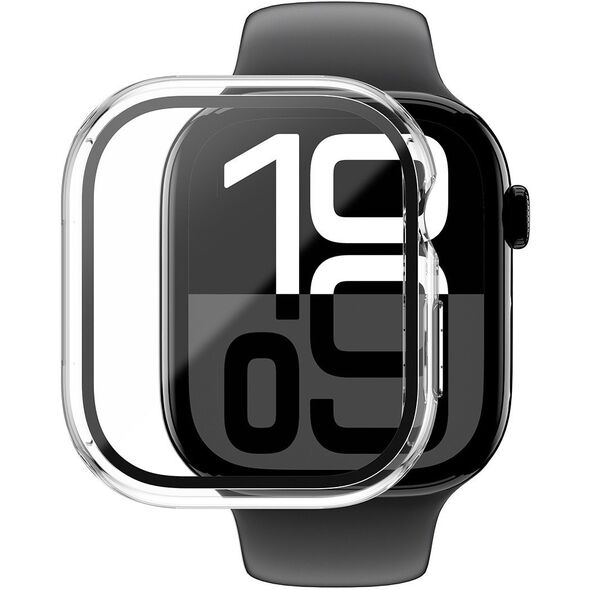 Θήκη με σκληρυμένο γυαλί AMAZINGTHING Radix Glass για Apple Watch 42mm – διαφανές
