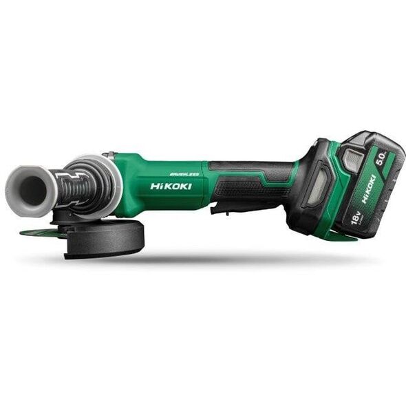 ΓΩΝΙΑΚΟΣ ΤΡΟΧΟΣ HIKOKI.18V 125mm G1813DVF WQZ 2x5.0Ah BL ΔΙΑΚΟΠΤΗΣ ΝΕΚΡΟΥ HSC