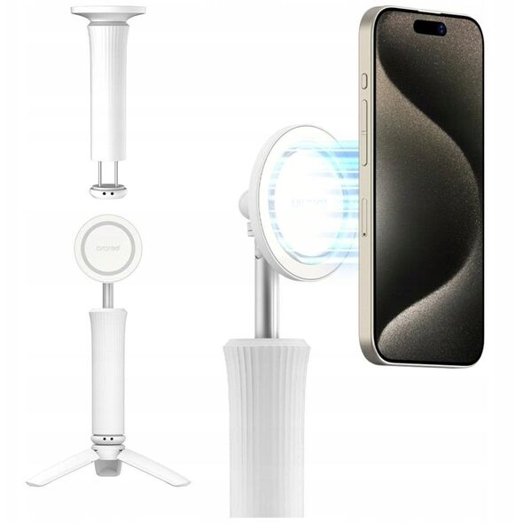 Selfie Stick Araree Magfie Pod Lite Τρίποδο MagSafe λευκό