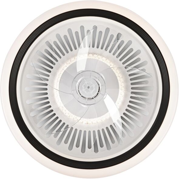 Lamkur Gemma 49908 ανεμιστήρας οροφής φωτιστικό 1x37W LED 3000K 4000 lm λευκό