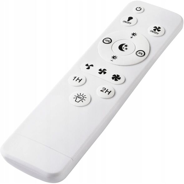 Lamkur Gemma 49908 ανεμιστήρας οροφής φωτιστικό 1x37W LED 3000K 4000 lm λευκό