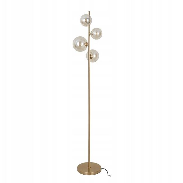 Italux Canello FL-406007-4-HBR επιδαπέδιο φωτιστικό 4x20W G9 χρυσό/κεχριμπαρένιο