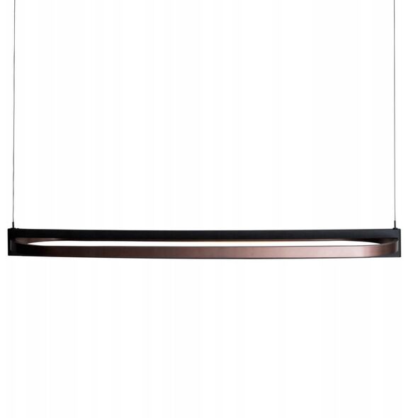 Φωτιστικό κρεμαστό Maxlight Singapur P0553 1x80W LED 3000K 4400 lm μαύρο/καφέ