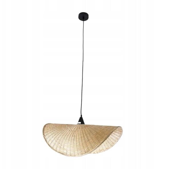 Φωτιστικό κρεμαστό MAXlight Koshi P0498 1x60W E27 μπεζ/μαύρο