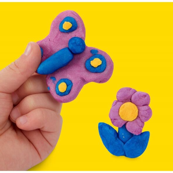 Play-Doh 4 Pack Specialty 340 g - Λαμπερό Μεταλλικό