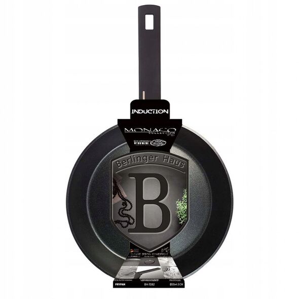 Τηγάνι BERLINGERHAUS MONACO, μαύρο, o28 cm