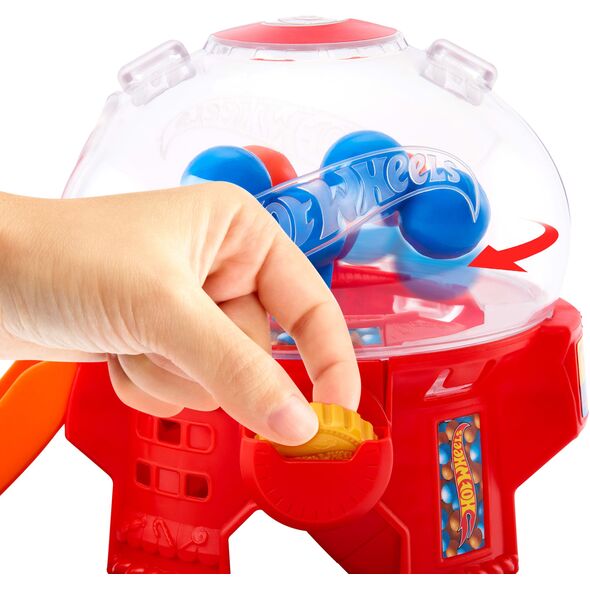 HOT WHEELS SPEED SNAP ΣΕΤ Κατάστημα Τσίχλα με γεύση μπαλόνι + αυτοκίνητο, για παιδιά +4 JBM62