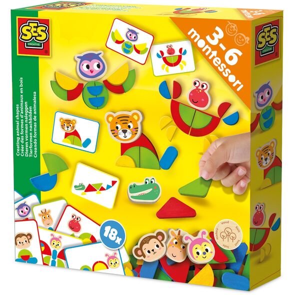 SES Montessori δημιουργία σχημάτων ζώων 14063 40632