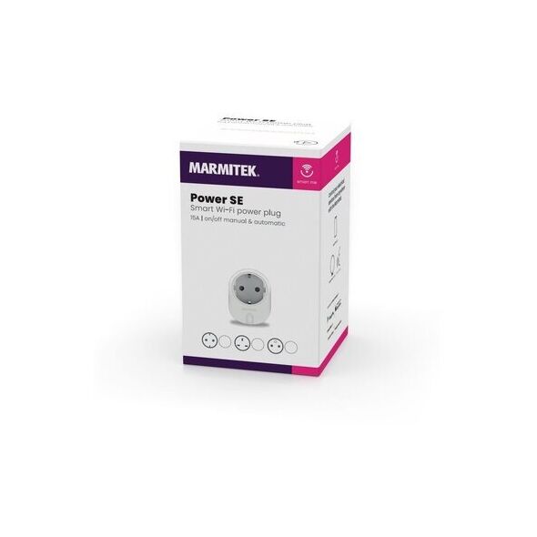 Marmitek Marmitek POWER SE Έξυπνο βύσμα τροφοδοσίας Wi-Fi 15A 8274780 8718164535161