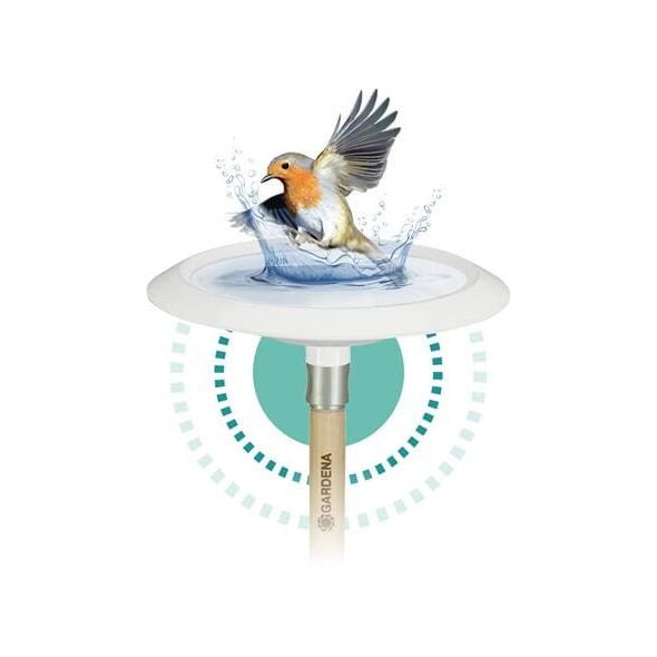 Gardena GARDENA ClickUp! Bird bath, container (white, for ClickUp! handle)