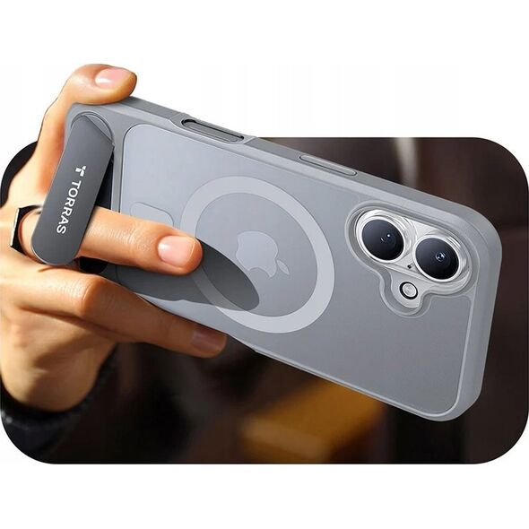 Torras ML Etui Torras Pstand Series do iPhone 16 Plus (Titanium gray)