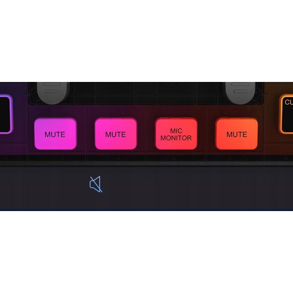 Κονσόλα μίξης Fifine Sound Card SC3W λευκό USB με RGB XLR 2 - καναλιών