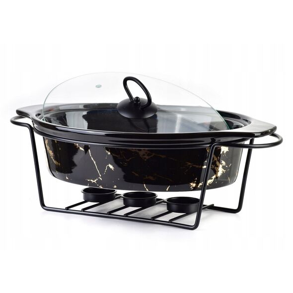 ΣΥΓΧΡΟΝΗ ΚΟΥΖΙΝΑ Naczynie z podgrzewaczem1,6l 33,1x22,2xH7cm