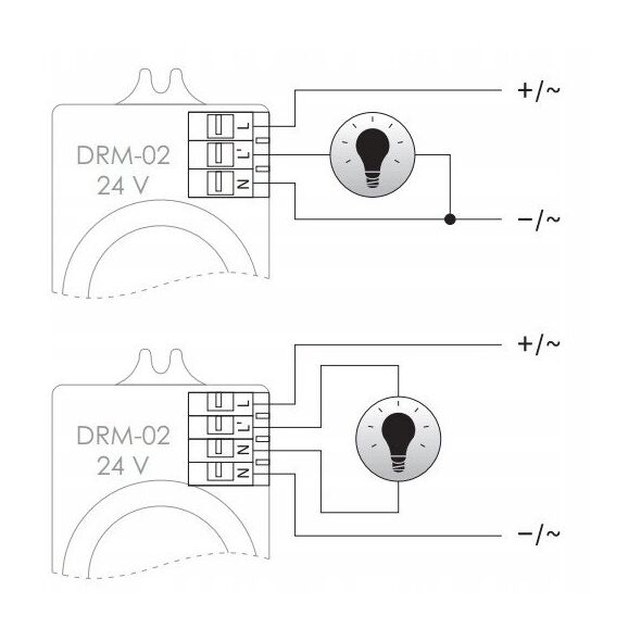 Αισθητήρας κίνησης F&F DRM-02-24V μικροκυματικός 5A 24V AC/DC 360° IP40 λευκός