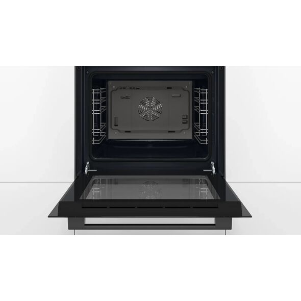 Φούρνος Bosch | HBF133BA1 | 66 L | Ηλεκτρικός | EcoClean | Κουμπιά | Ύψος 59.5 cm | Πλάτος 59.4 cm | Μαύρο