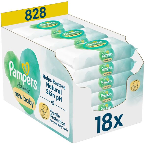 PAMPERS CHUST HARMONIE NEW BABY 18X46