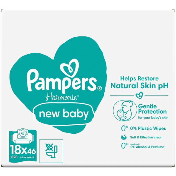 PAMPERS CHUST HARMONIE NEW BABY 18X46