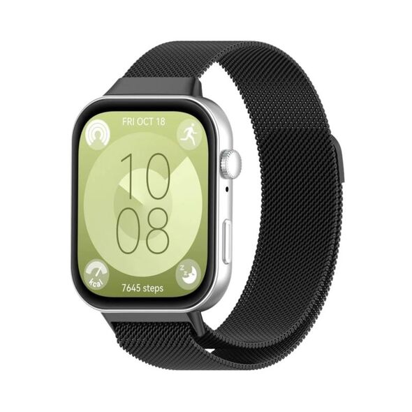 Λουράκι Milanese Huawei Watch Fit 3/ 4/ 4 Pro Μαύρο (Ασυσκεύαστο) 1110124010300 1110124010300 έως και 12 άτοκες δόσεις