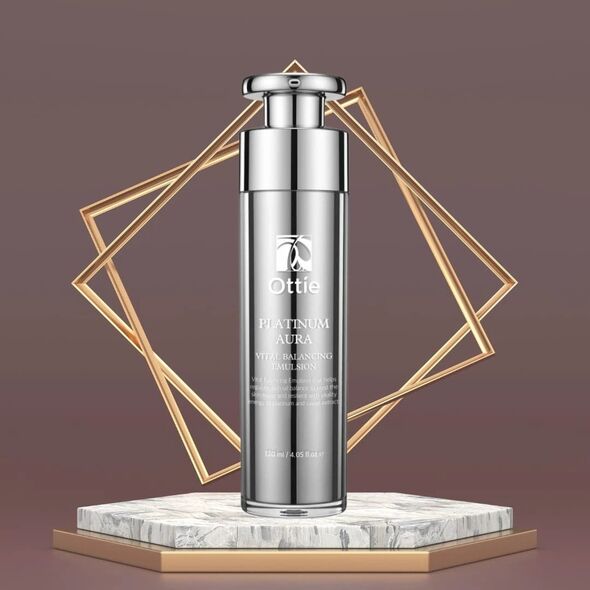 OTTIE_Platinum Aura αντιγηραντικό γαλάκτωμα προσώπου με Πλατίνα 120ml