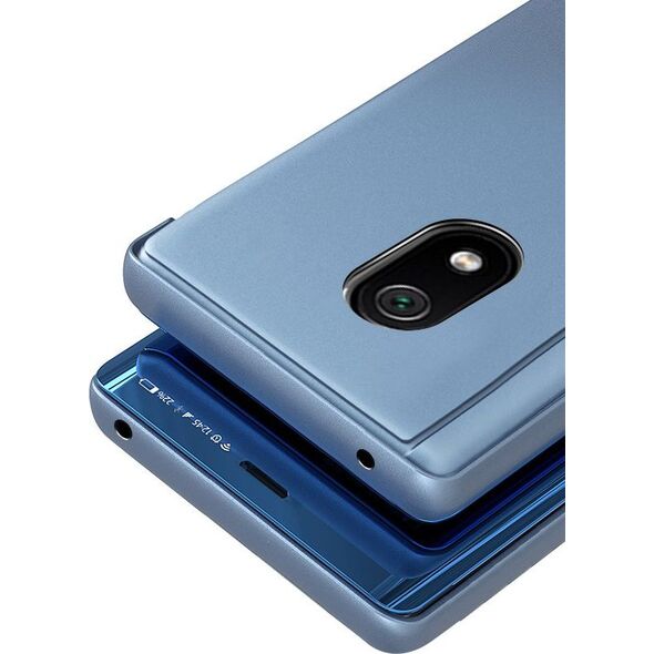 Hurtel Clear View Case futerał etui z klapką Xiaomi Redmi 8A czarny uniwersalny