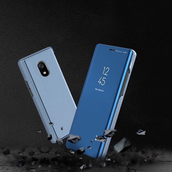 Hurtel Clear View Case futerał etui z klapką Xiaomi Redmi 8A czarny uniwersalny