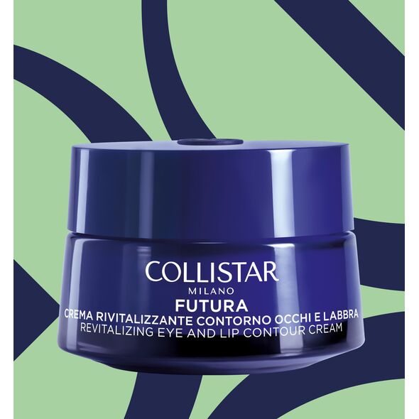 Κρέμα περιγράμματος ματιών και χειλιών Collistar Futura Revitalizing Eye And Lip Contour Cream, 15 ml