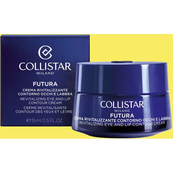 Κρέμα περιγράμματος ματιών και χειλιών Collistar Futura Revitalizing Eye And Lip Contour Cream, 15 ml