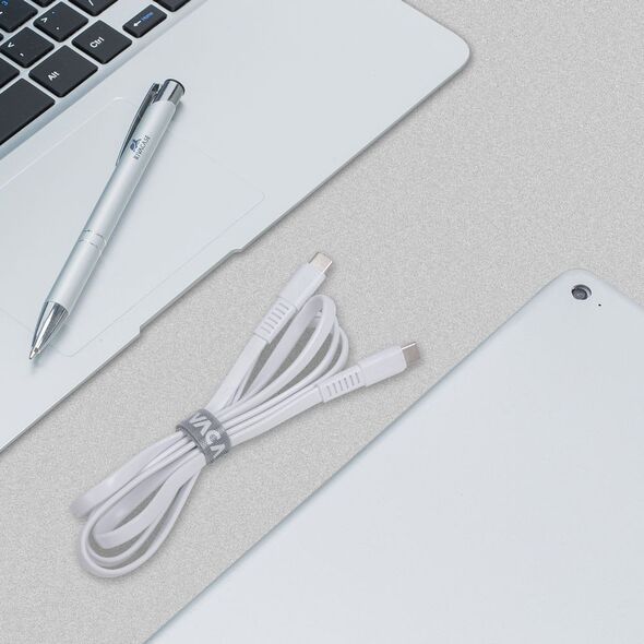 ΚΑΛΩΔΙΟ USB-C ΣΕ USB-C 1.2M/ΛΕΥΚΟ PS6005 WT12 RIVACASE