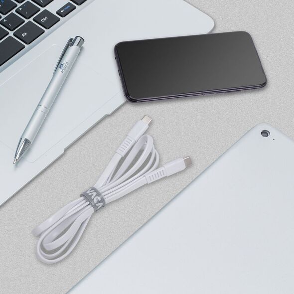 ΚΑΛΩΔΙΟ USB-C ΣΕ USB-C 1.2M/ΛΕΥΚΟ PS6005 WT12 RIVACASE