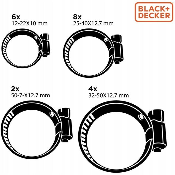 ΣΦΙΚΤΗΡΑΣ ΣΠΙΡΑΛ ΣΦΙΚΤΗΡΑΣ 20ΤΕΜ BLACK + DECKER