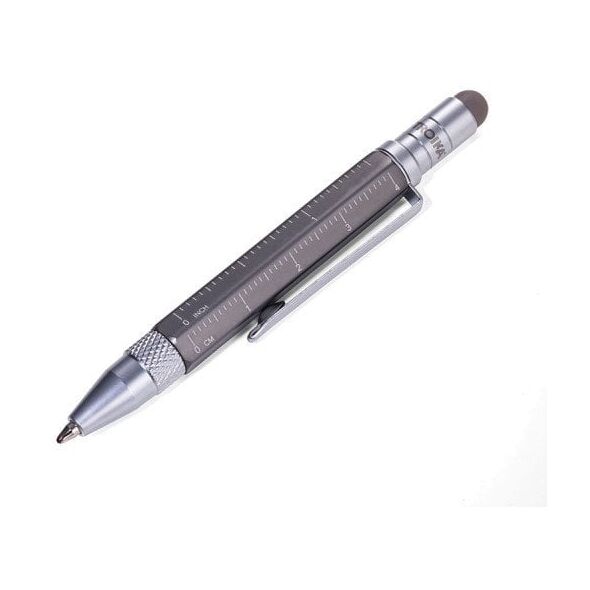 Στυλό πολλαπλών λειτουργιών TROIKA LILIPUT TOOL PEN τιτάνιο