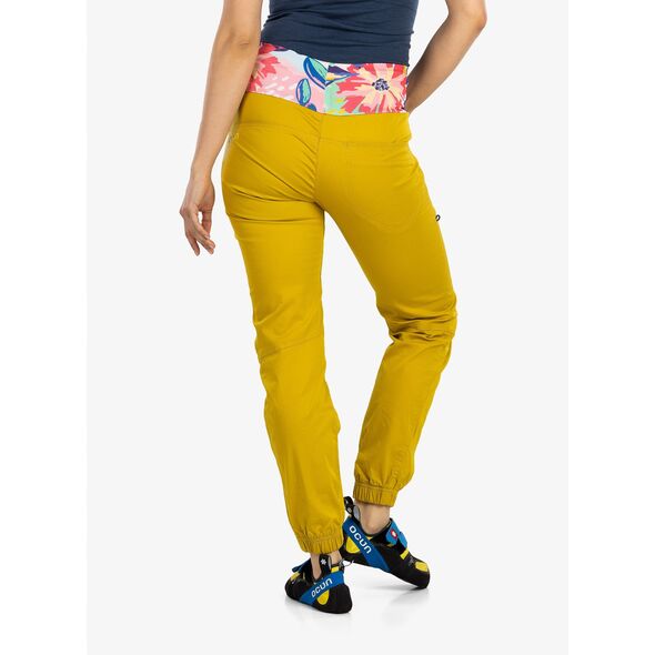 Spodnie wspinaczkowe damskie Ocun Sansa Pants - yellow antique rozmiar: s