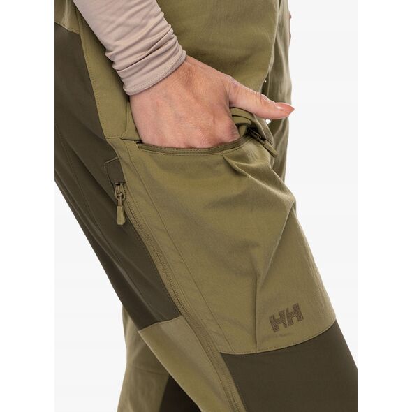 Spodnie trekkingowe damskie Helly Hansen Verglas Tur Pant 2.0 - terrain green rozmiar: m